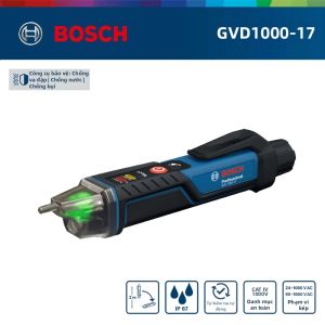Bosch | BOSCH GVD 1000-17 Bút Kiểm Tra Điện Áp Không Tiếp Xúc Công Cụ Thợ Điện Trực Quan Có Màn Hình LED Để Đo Điện Áp Xoay Chiều Lên Đến 1000V