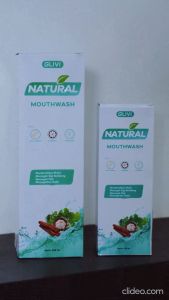Glivi Natural Antiseptic Mouthwash Penghilang bau mulut Dan Karang Gigi - 200ml