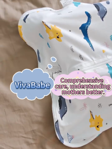 VivaBabe Swaddle sleeping bag  Baby sleeping bag anti-jumping Cotton Baby sleep aid Transitional Swaddle Sleeping Bag
