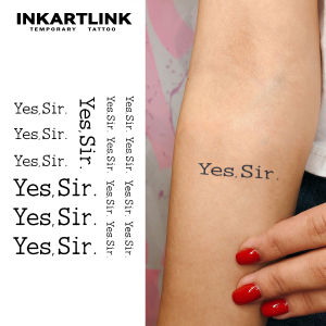 Yes sir Temporary TattooLasts To 15 Days New Technology Magic Waterproof Semi Permanent Sticker.