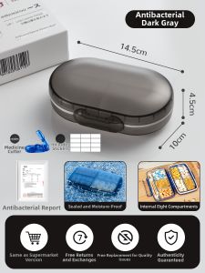 YYIEDERNG | Sealed Light-Protective Pill Organizing Box
