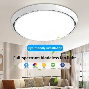 Chigo | Eye-Protection Simple Childrens Round Ceiling Fan Light