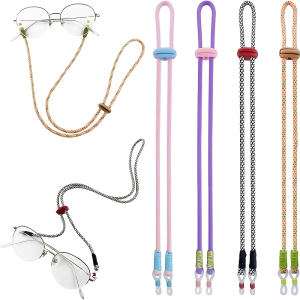 Chengle 1-Piece Retro Winding Hand-Woven Non-Slip Glasses Strap Adjustable Clothing Accessory Glasses Lanyard