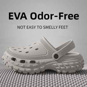 JIFANPAUL | Summer Fishing Clogs Durable Soft Thick Soled Mens Shoes