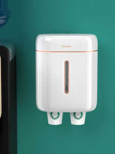 Automatic Cup Dumper Dispenser Paper Cup Holder Stand for Water Dispenser Disposable Cup Organizer Plastic Installation