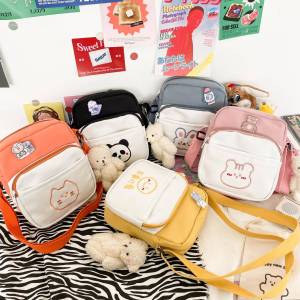 Korean Style Girls Crossbody Bag Rain Sun New Fashion Student Small Bag Harajuku Japanese Style Single Shoulder Bag for Kids
