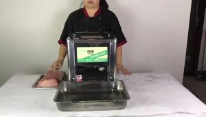 Meat Slicer Machine For Beef Meat Cutter and Slicer Machine Meat Cutter Machine Frozen Meat Cutter Iqu Chicken Breast Slices Strips Braised Meat Cubes Pork and Lamb Shreds 切肉机