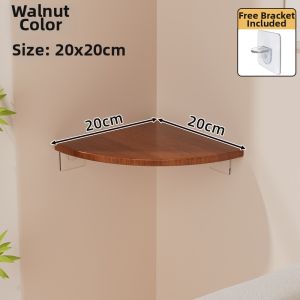Corner Mounted Shelf Without Drilling Wood