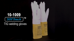 Weldas Womens Small-Size Precision TIG Welding Protective Gloves - Premium Sheepskin Heat-Resistant & Soft Gloves Specialized for TIG/MIG Welders Model 10-1009S