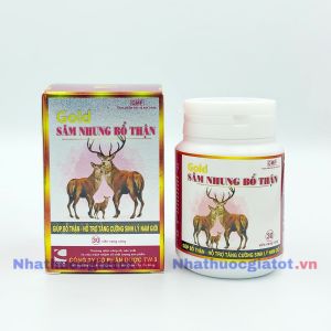 [Hộp 30 Viên] GOLD SÂM NHUNG BỔ THẬN - Dược TW3