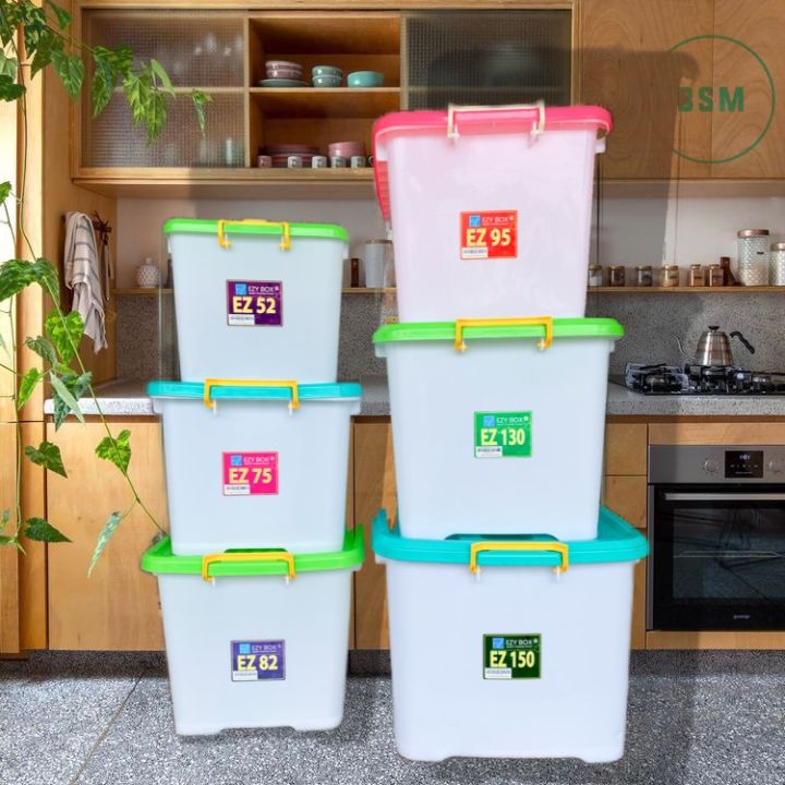 OBRAL Container Box Jumbo Besar 150 Liter dengan Roda 130 95 82 75 52 L ...