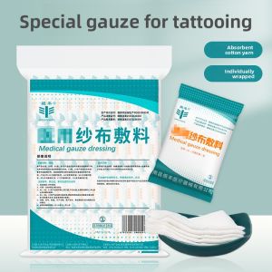 Disposable Beauty Pressing Cloth for Lip Tattooing Medical Gauze Makeup Tools Semi-Permanent Lip Tint Application Pads