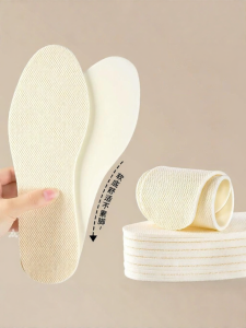 JVBV | Antislip Sweat Absorption Odor Resistant Breathable Comfortable Latex Shoe Insoles
