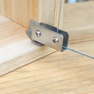 FF Engsel Kaca Bebas Pukulan Klip Kaca Pemasangan Samping Poros Rotasi Sederhana Engsel Pintu Kaca