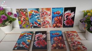 Hiasan Dinding Motif Ikan Cantik & Murah