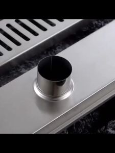 Long Floor Trap/Rectangle Stainless Steel Black Floor Drain/Anti Odor/Modern/Grating/Bathroom Use*****