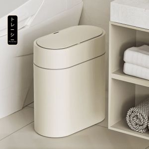 Thùng đựng rác thông minh tích hợp chổi 2 trong 1 thùng rác để phòng vệ sinh cao cấp