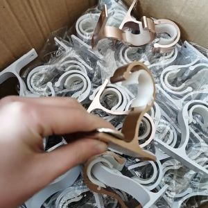 Aluminum Alloy Curtain Rod Brackets / Home Decor Accessories / Drapery Window Rod Holder Easy Install Diy Hook