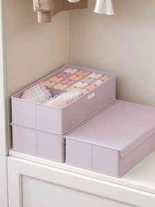 Three-In-One Underwear Bra Socks Organizer Box Home Use Personal Clothes Drawer Style Divider Box Fabric Material Nordic Style