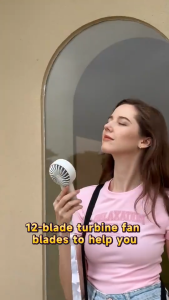 JisuLife Handheld Fan Life4 | Portable Handheld Fan | Kipas Angin Genggam | 3600mAh with 5 Gear Wind