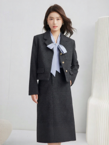 Professional Lightweight Womens Winter Wool Suit
