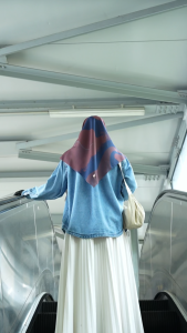 [New launch] 𝐃𝐀𝐅𝐀𝐍𝐘𝐀 - Marble Series Jilbab Motif Abstrak Kerudung Segi Empat Hijab Scarf bahan Voal Laser Cut