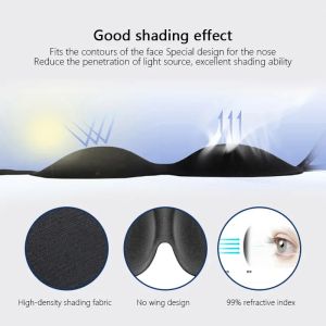 3D Eye Mask Breathable Light-Proof Three-Dimensional Eye Mask Sleep Eye Mask Fits the Face