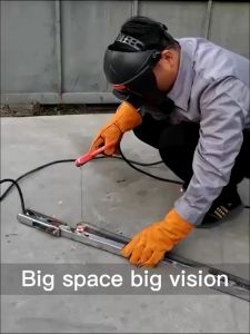 COD Cepat Deko Helm Las auto darkening welding helmet Helm las otomatis auto darkening berubah gelap saat ada cahaya lebih terang dari luar solar Full fac Perlengkapan Las -MZ224