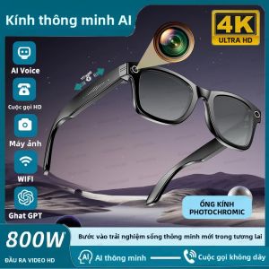 Kính Thông Minh Pixel 800W Tích Hợp Camera Kính Râm Bluetooth Quay Ảnh & Video Dịch Thuật Nghe Nhạc Gọi Điện Tai Nghe Dành Cho Android & iOS