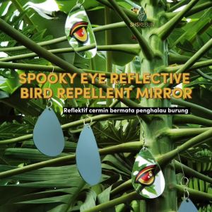 Spooky eye reflective bird repellent mirror for the frightened bird Garden Decoration Penghalau Burung pokok SHS Kebun