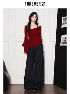 High Waist Wide Leg American Style Denim Jeans Womens Loose Drapey Pear Shape Straight Cut Long Trousers Autumn Fashion