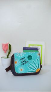 MARAWA Shae - Falla Tas Selempang Wanita Etnik Handmade Merah Ruby