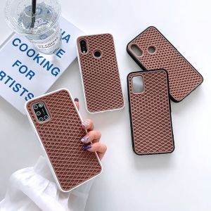 VANS Rubber Case SHELL For Huawei Y7A 2020 P30 P40 Lite Nova 4E NOVA 3i 5T Nova 7i Rubber Waffle Soft Y6P Y7P 2020 P40lite E Y8P 2020 Y9 Prime Y7 2019 Y6 Pro 2019 Back CoverS