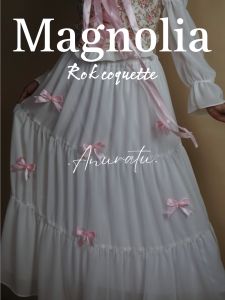 MAGNOLIA Rok Wanita couttage Vintage aesthetic|Anuratu Store official