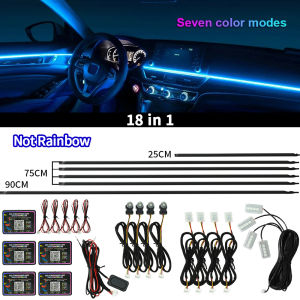 Symphony Car Ambient Lights Kit 18 in 1 LED Interior RGB APP Control Acrylic Guide Strip Light Auto Atmosphere Lamp