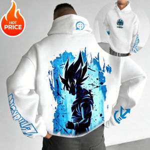 Bandai | Dragon Ball Son Goku Saiyan Harajuku 2026 Top Streetwear Men Vintage Hoodie Winter Women Oversized Hooded Sweatshirt Long Sleeve