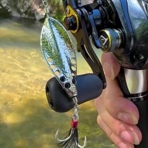 Proberos Metal Spinner Spoon Trout Fishing Lure 1pc Mồi Cứng Có Sequins Tiếng Ồn Paillette Mồi Nhân Tạo Cho Câu Cá Trên Sông Biển