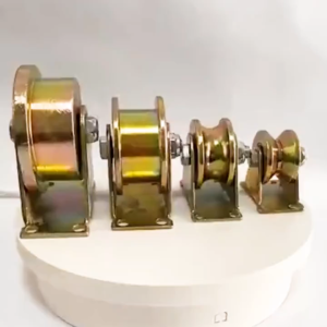 Heavy Duty U/V/H Sliding Track Wheel 2/3/4 Inch Bearing Angle Iron Pulley Easy Fit Smooth Reliable