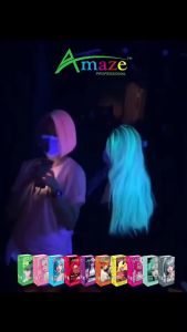 【จากบริษัท】สีย้อมผม Amaze อะเมซ สีผมนีออน สีย้อมผมสะท้อนแสง ผมไม่เสีย ทรีทเม้นท์เปลี่ยนสีผม