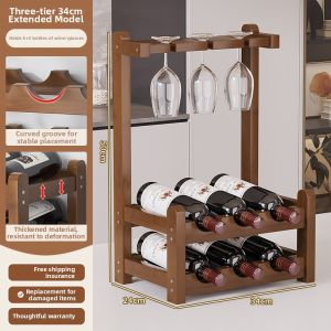 Creative Display Wine Rack Multilevel