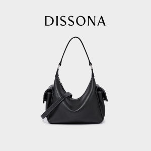 Dissona | Pocket Toast Style Handbag Satchel Tanned Leather