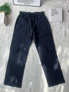 Quần Tây Công Sở Nam Mùa Hè Mỏng Nhiều Túi Quần Leo Núi Nhanh Khô Quần Dài Ống Đứng Quần Dài Thường Ngày Cạp Vừa