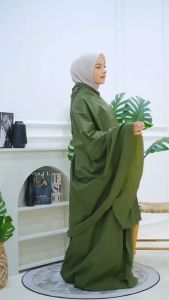 (FREE SAJADAH) MUKENA PARASIT LASERCUT 2IN1 PREMIUM KOREA AREUM