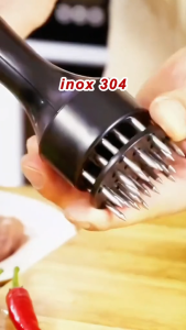 Dụng Cụ Châm Bì Cây Châm Thịt Lỗ Xiên Làm Mềm Chế Biến Lợn Quay Da Giòn Thịt Nướng.