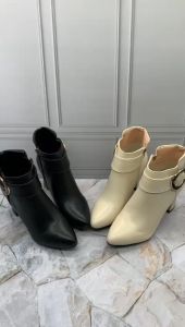 Sepatu Boots Flat Fashion Korean BO9092