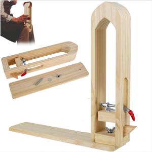 Leather Stitching Pony DIY Leather Stitching Clamp Sewing Horse Leather Craft Tools Wood Pony Horse Clamp Hand Stitching Tool