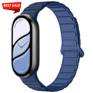 Two-tones Silicone Band for Xiaomi Watch 10/9/8 Magnetic Sports Strap for Miband 10 NFC Smartwatch Replacement Fashion Bracelet