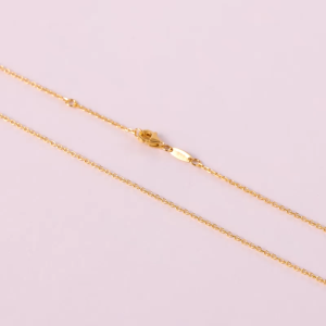 Chow Sang Sang 周生生 999 Pure Gold Essence S Chain design Machinery ChainNecklace for Women 45cm 95383N Price-by-Weight 2.62g Gold