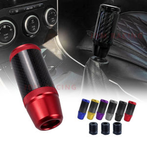 New 95mm Non-Slip Aluminum Car Shifting Head Replace Weighted Gear Shift Knob Extension Fit Most Manual Automatic Transmission