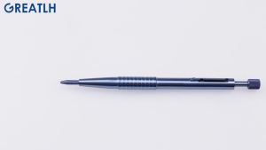 Ophthalmic Sapphire Blades 0.9mm-1.2mm Side Piercing  Titanium Handle Ophthalmic  Instruments 1pcs